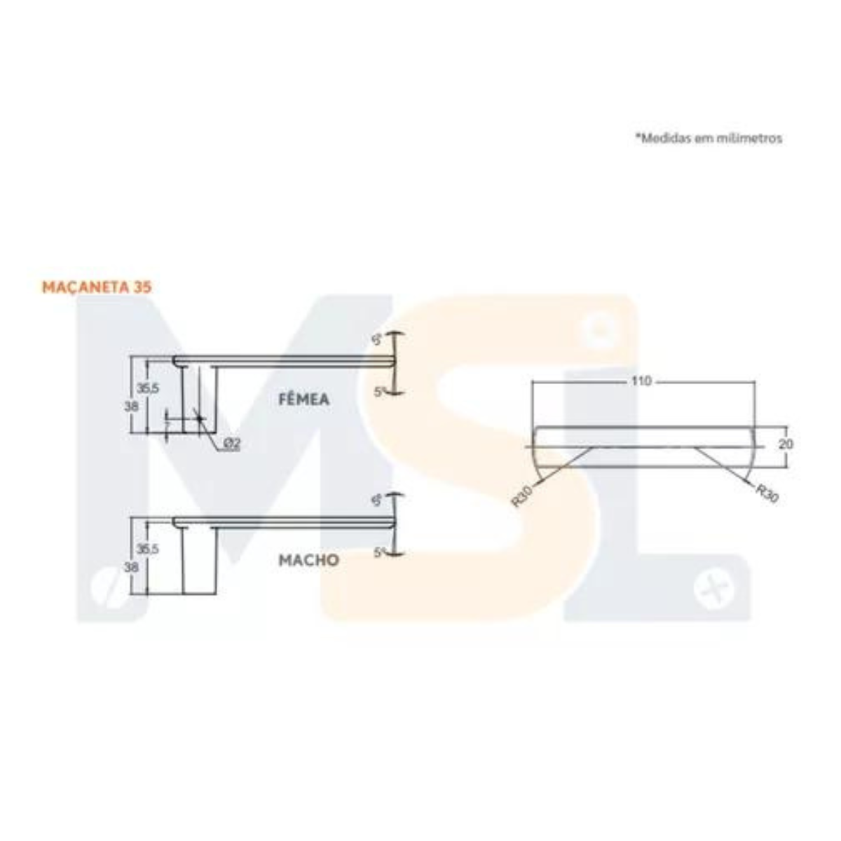 Fechadura Porta Externa 803/35 Preto Roseta Aço Inox Stam - 3