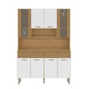 Ver imagem 2 de Armário para Cozinha 100% MDF 8 Portas Golden Plus Marrom/Freijó/Supremo