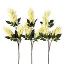 Ver imagem 1 de Flor Artificial Astilbe Creme 87x10cm Planta Artificial 3pc