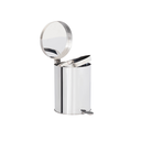 Ver imagem 2 de Lixeira em Aço Inox 15l Pedal Redonda