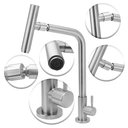 Ver imagem 2 de Torneira para Cozinha Mesa Inox Escovado com Bica Articulada