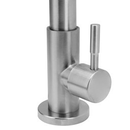 Torneira para Cozinha Mesa Inox Escovado com Bica Articulada - 7