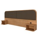 Ver imagem 1 de Cabeceira Suspensa Casal Amsterdã - Móveis Arapongas