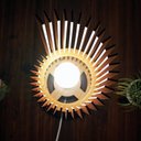 Ver imagem 2 de Abajur de Mesa em MDF Cor Marron