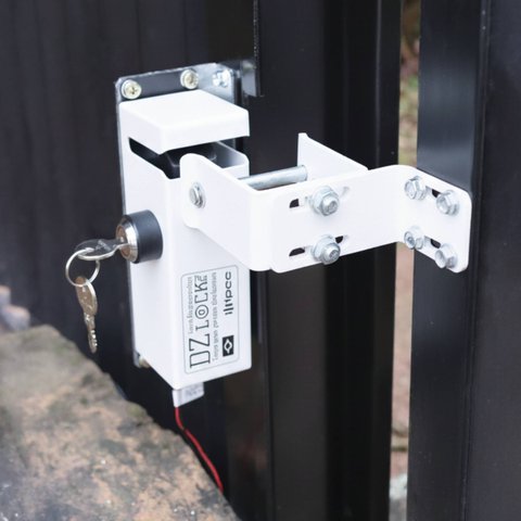 Trava Branca Portões Deslizantes Dz Lock Plus Temporizador - 127v