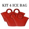 Kit 4 Bolsas Porta Garrafa Térmica Vinho Champanhe Ice Bag Cor:vermelho - 2