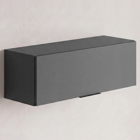 Armário de Cozinha Aéreo 80cm Grace Grafite Z44 - Mpozenato