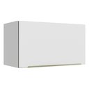 Ver imagem 1 de Armário Aéreo Madesa Lux 60 cm 1 Porta Basculante Branco/Branco Veludo