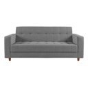 Ver imagem 2 de Kit Sofá 3 Lugares E 2 Poltronas Verona - Suede - Cinza