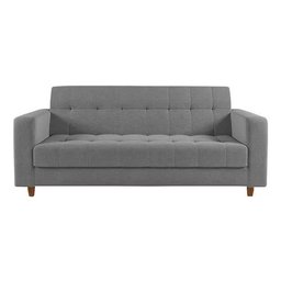 Kit Sofá 3 Lugares E 2 Poltronas Verona - Suede - Cinza - 2