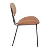Cadeira Toscana Base Preta - Pu Caramelo - 3