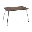 Ver imagem 3 de Conjunto Mesa de Jantar 115cm com 6 Cadeiras Multimóveis Cr50143 Marrom