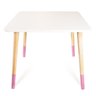 Mesa Infantil de Madeira Borboletinha com 2 Cadeiras - Rosa - 3