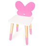Mesa Infantil de Madeira Borboletinha com 2 Cadeiras - Rosa - 2