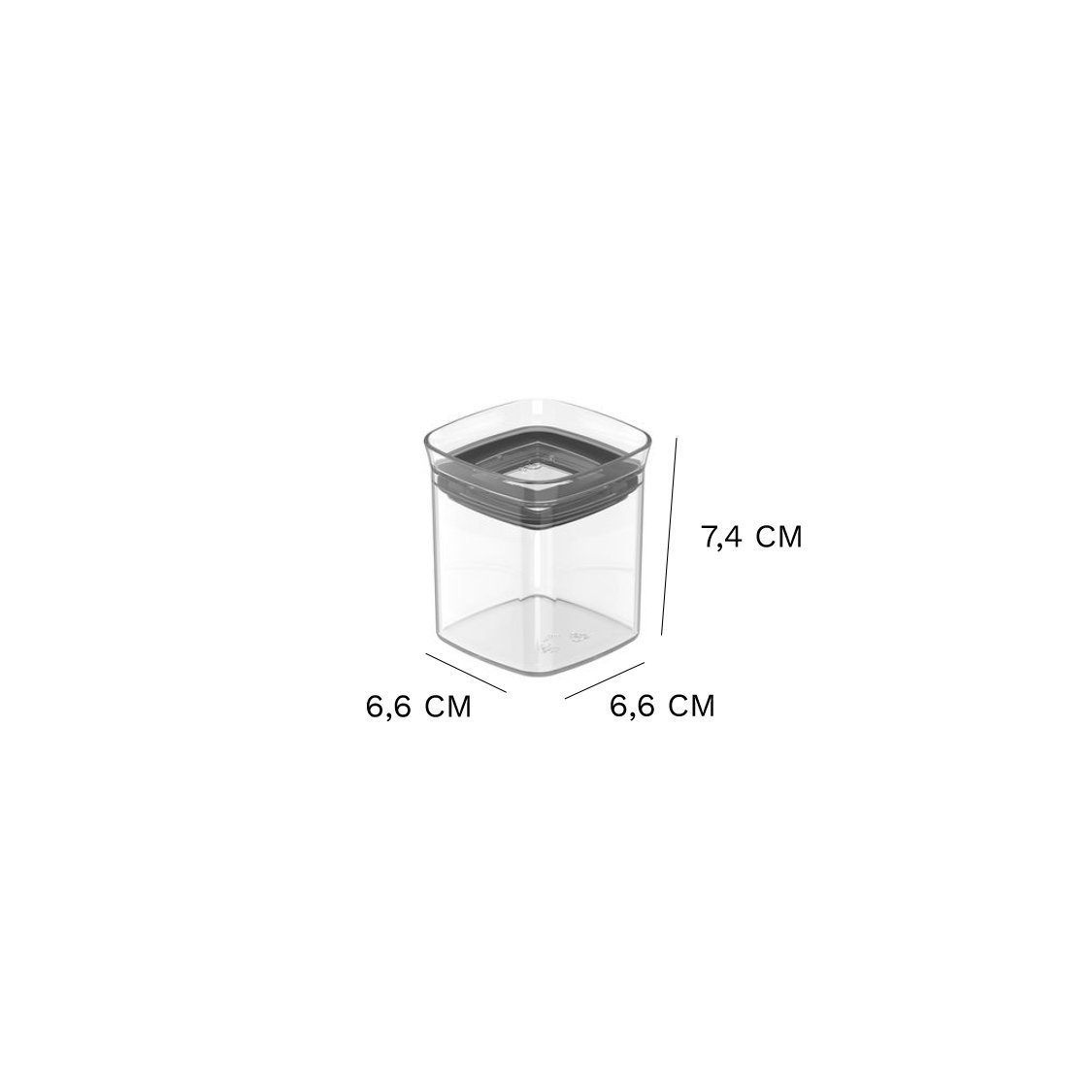 Kit 6 Potes Herméticos Mini Block Modular Ou:Natural - 2