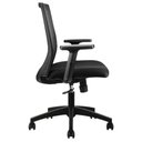 Ver imagem 3 de Cadeira Giratória Nr-17 Diretor Office C- Braços Chicago Rivatti Tela Mesh Preta Base Rodizio