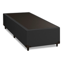 Ver imagem 1 de Cama Box Solteiro 0,88m e 38cm de Altura Suede Prince Preto