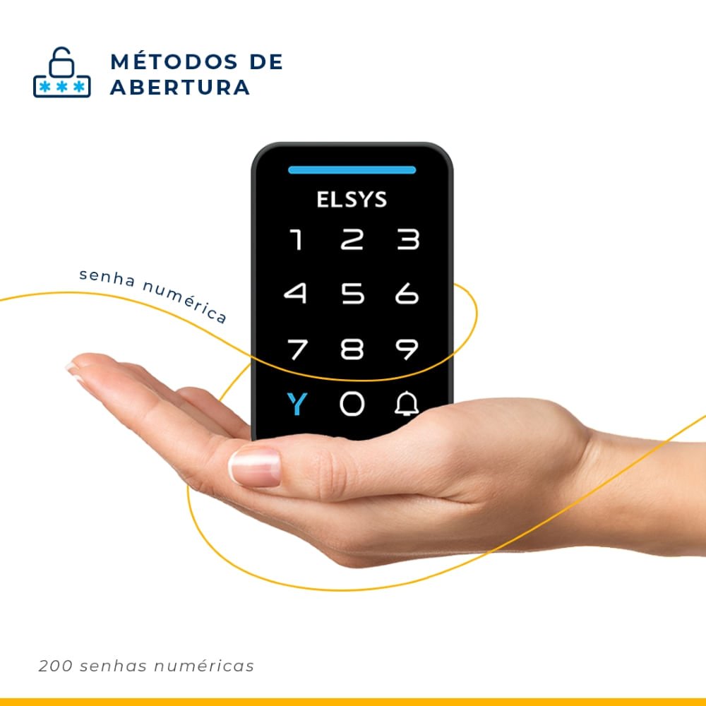 Fechadura Digital de Sobrepor Dance Esf-ds910v Elsys - 2