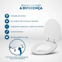 Ver imagem 4 de Tampa de Vaso Sanitário Ravena Verde Degrade para Louça Deca