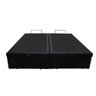 Cama Box Baú Queen Size Bipartido Corino Preto 42x158x198 - 2