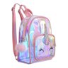 Kit Infantil Mochila Holográfica e Bolsa Transversal Rosa - 2