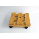 Ver imagem 2 de Suporte para Vasos de Plantas com Rodinhas 40x40 Cm