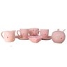 Kit Para Café da Manhã de Porcelana Hauskraft Lamour Rosa 10 Peças - 5