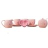 Kit Para Café da Manhã de Porcelana Hauskraft Lamour Rosa 10 Peças - 3