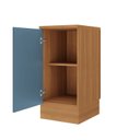 Ver imagem 4 de Balcão Planejado 1 Porta 41cm com Tampo Soho CabeCasa MadeiraOriginals Freijó/Azul