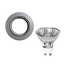 Spot Embutir Movel Redondo Mr16 - com Lampada 20w Decorshop Cinza 110v - 3