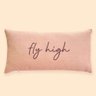 Capa de Almofada Retangular Frase "Fly High" - Home Cartoon - 1