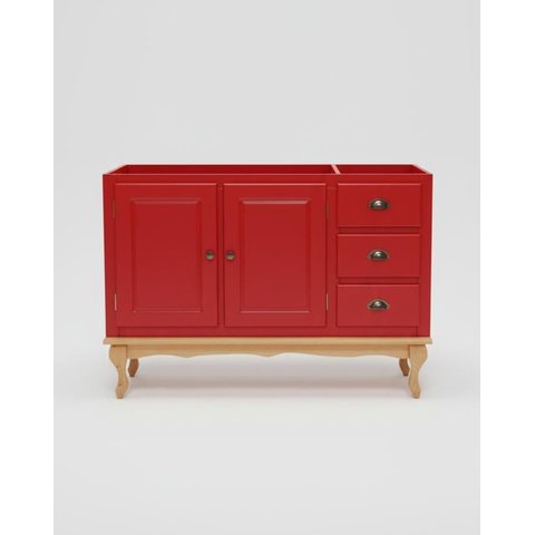 Balcão de Pia 1.20cm - Vermelho