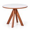Ver imagem 4 de Conjunto Mesa Dallas Redonda 90 cm + 4 Cadeiras Leda - Branco