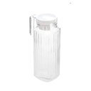 Ver imagem 3 de Jarra de vidro com tampa em relevo para suco ou água 1100ml