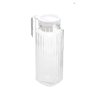 Jarra de vidro com tampa em relevo para suco ou água 1100ml - 3