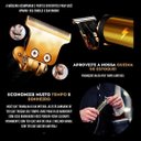 Ver imagem 5 de Máquina de Cortar Cabelo Eficiente 3 Pentes