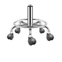 Ver imagem 2 de Mocho Redondo Giratório com Ajuste de Altura para Estética/dentista/manicure