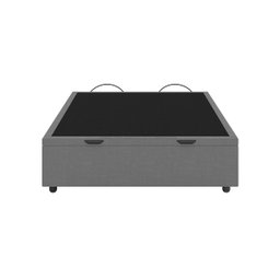 Base Cama Box Baú Casal Linho Cinza SkyBox - 4