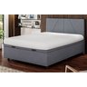 Base Cama Box Baú Casal Linho Cinza SkyBox - 1