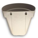 Ver imagem 3 de Vaso de Parede Bari (25x21) Cor Cinza Taupe Okla