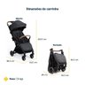 Carrinho com Bebê Conforto e Base Travel System Spark Plus Trio Isofix Grey Frost - Safety 1st - 9