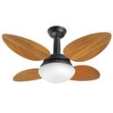 Ver imagem 1 de Ventilador de Teto Jet Venti-delta Preto 4Pás Freijó 220v