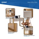 Ver imagem 2 de Mesa Office 5030 Freijó Toq Branco Acetinado - Qmovi