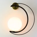 Ver imagem 1 de Arandela Lua Minguante 3k 4k 6k Cristal+metal Dourado Bivolt