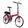 Bicicleta Dobrável Metro Vermelha + Bolsa de Transporte Para Bicicleta Dobrável Preta Durban - 2