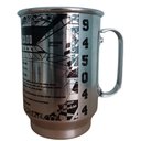 Ver imagem 4 de Caneca de Chopp Aluminio Lembrança Meu Certificado Arena + Chaveiro
