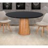 Mesas de Jantar Cone Casa MAD Mesa Cone Preto 1,10m - 1