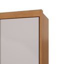 Ver imagem 5 de Guarda-Roupas Casal Aries 6 Portas 5 Gavetas sem Espelho com Pés - Lp - Rei de Casa Amendoa Clean/Of
