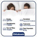 Ver imagem 3 de Colchão Viúva Ortobom Light Espuma D23 Branco/cinza 128x188x20