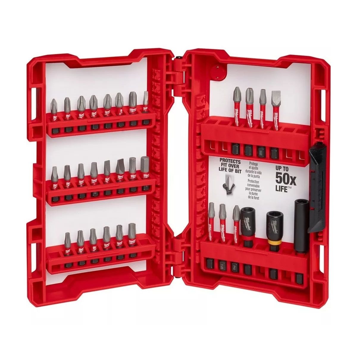Kit Bit Shockwave de Impacto Milwaukee 48-32-4004 com 32 Peças ...